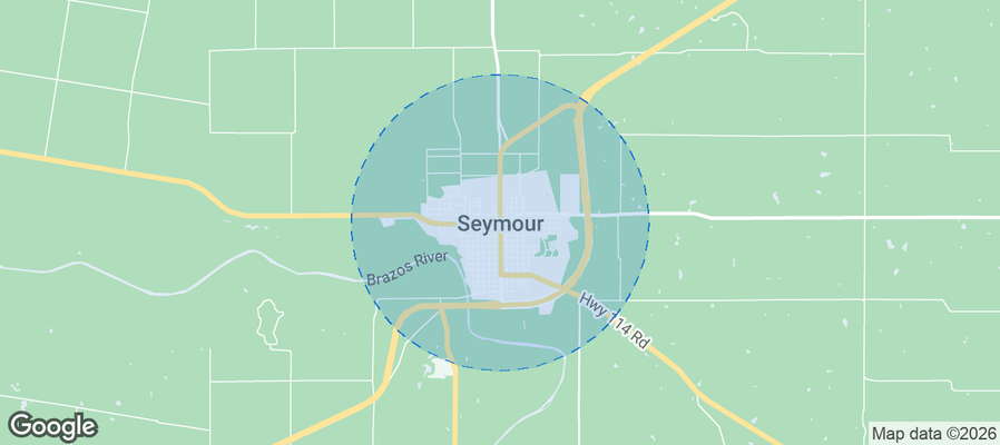 Seymour Airbnb map